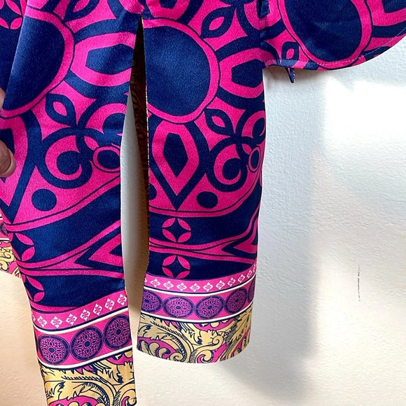 chico's Reversible Printed Kimono Size: O/S/4 - Picture 7 of 13